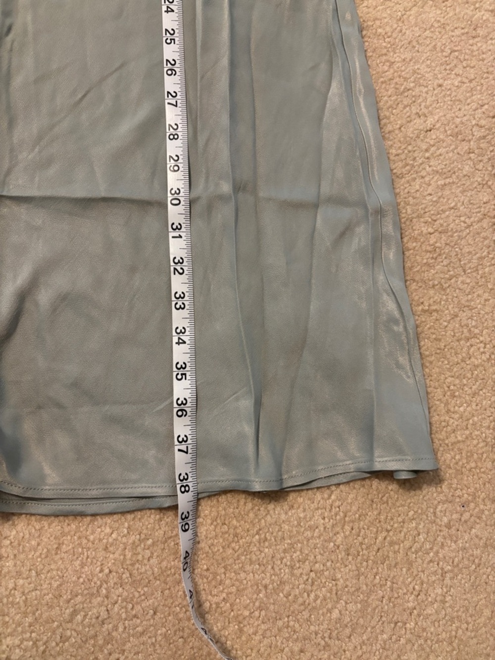 Anthropologie Tilda Slip Dress Midi Edition in Sage Green - Picture 12 of 15
